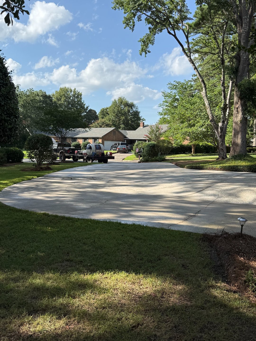 Amazing concrete cleaning in Perry Ga 